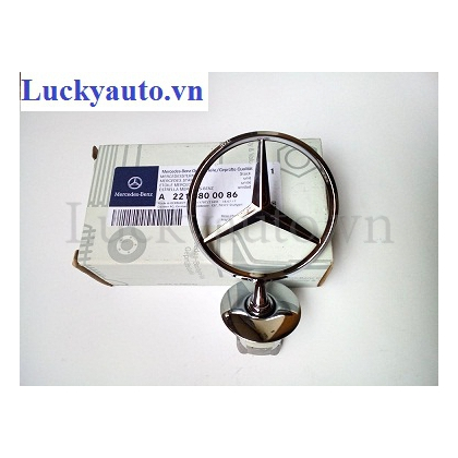 Lô gô ca pô trước xe Mercedes E300 năm 2009-2011